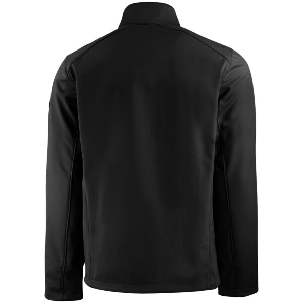 Men's Cutter & Buck Black San Francisco 49ers Evoke Eco Softshell Recycled Full-Zip Jacket - Image 7