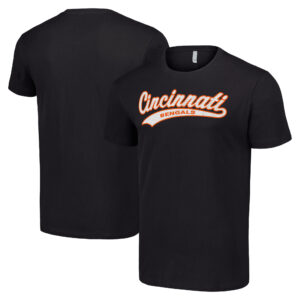 Men's Starter Black Cincinnati Bengals Tailsweep T-Shirt