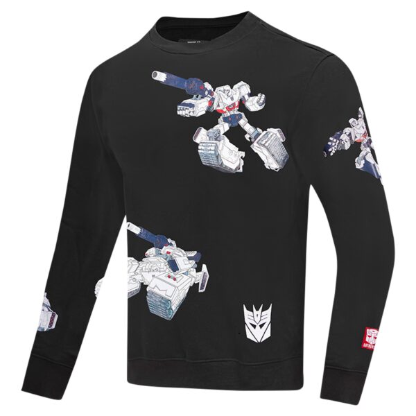 Unisex Freeze Max  Black Transformers Transformation Megatron Pullover Sweatshirt - Image 10