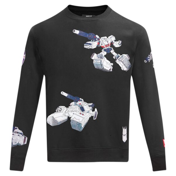 Unisex Freeze Max  Black Transformers Transformation Megatron Pullover Sweatshirt - Image 4