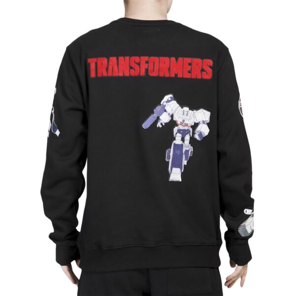 Unisex Freeze Max  Black Transformers Transformation Megatron Pullover Sweatshirt - Image 8