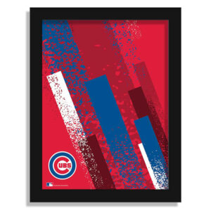 Chicago Cubs 12" x 16" Team Color Framed Art Print