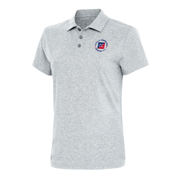 Women's 2024 U.S. Senior Open Antigua Heather Gray Motivated Polo