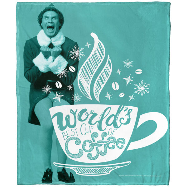 The Northwest Group Elf 50" x 60" Holiday Silk Touch Throw Blanket