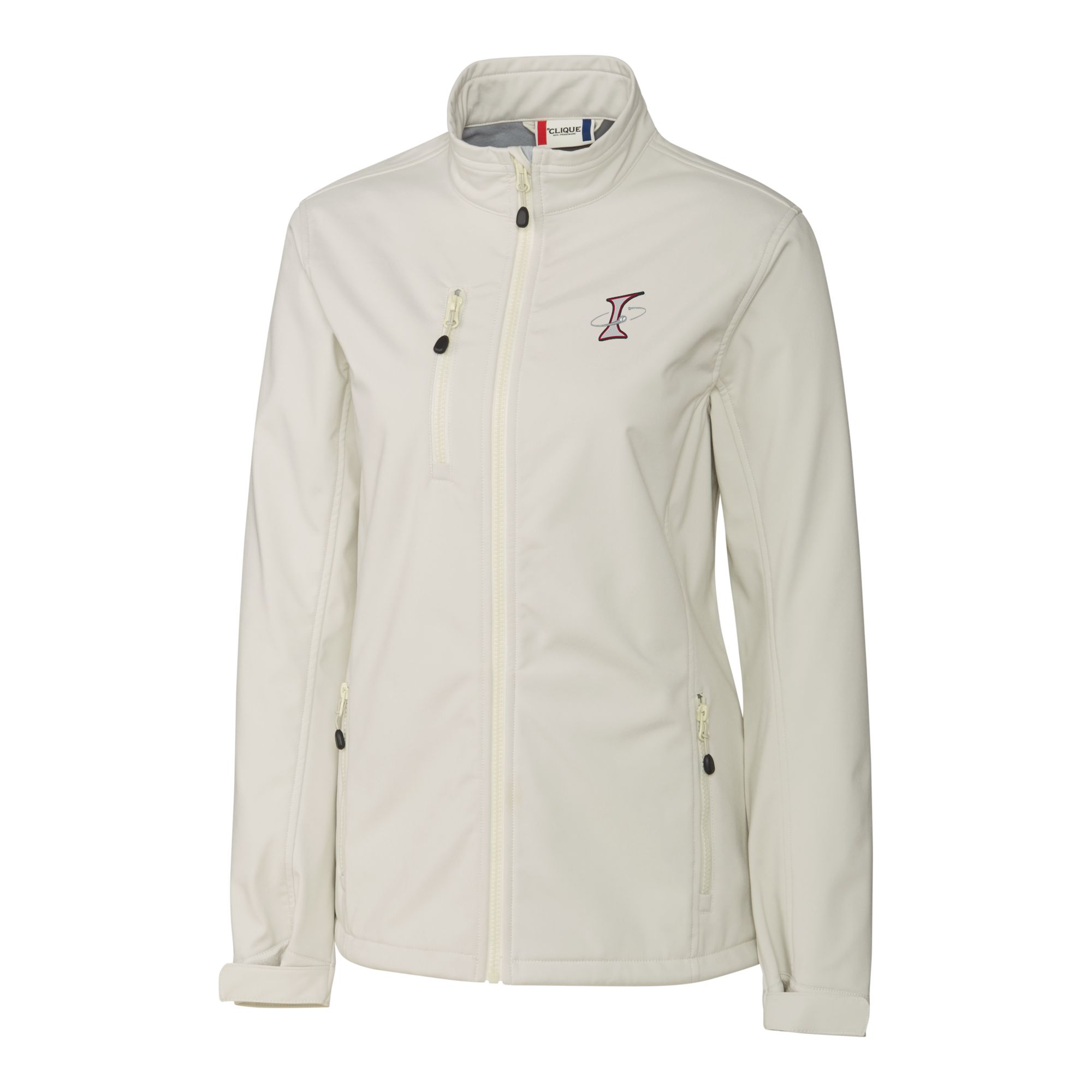 Women's Cutter & Buck Gray Albuquerque Isotopes Clique Telemark Eco Stretch Softshell Full-Zip Jacket - Image 5