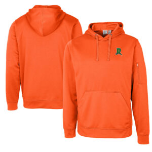 Unisex Cutter & Buck Orange Dayton Dragons Clique Lift Eco Performance Pullover Hoodie Sweatshirt