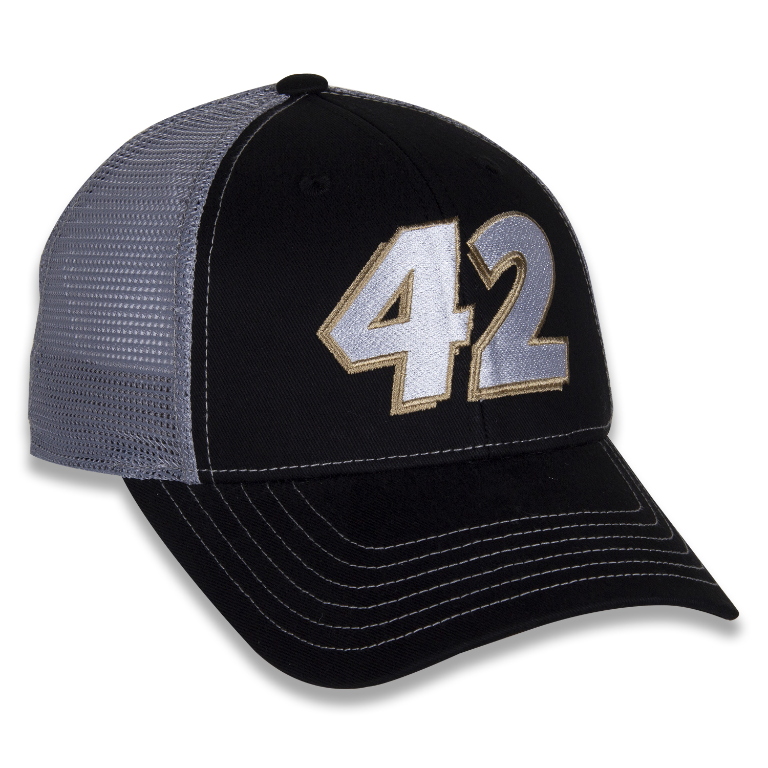 Men's LEGACY Motor Club Team Collection Black John Hunter Nemechek Team Sponsor Adjustable Hat - Image 9