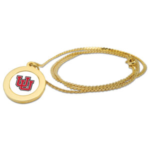 Gold Utah Utes Pendant Necklace