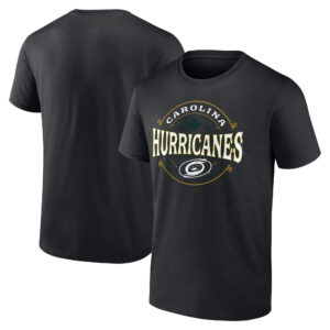 Men's Black Carolina Hurricanes St. Patrick's Day Lucky T-Shirt