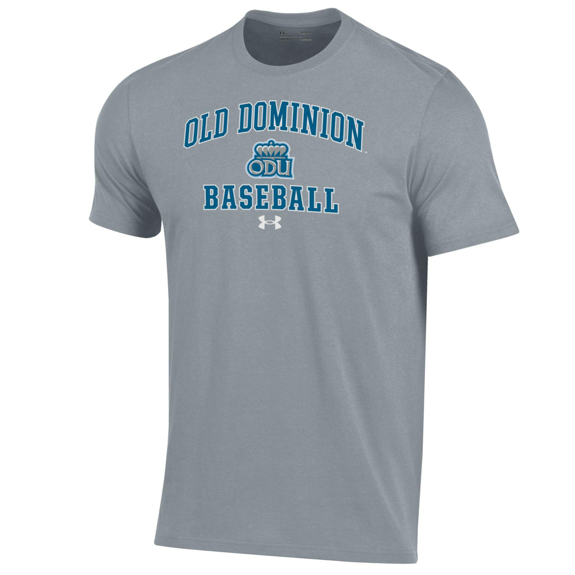 Men's Under Armour Gray Old Dominion Monarchs Baseball Performance T-Shirt - Image 3
