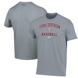 Men's Under Armour  Gray Texas Southern Tigers Baseball Performance T-Shirt
