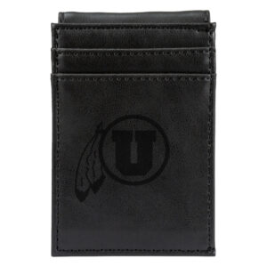 Black Utah Utes Front Pocket Wallet