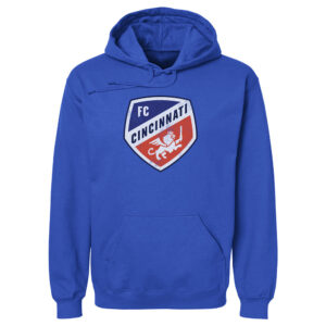 Men's 500 Level Royal FC Cincinnati Distressed Primary Logo Pullover Hoodie