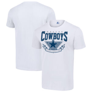 Men's Starter White Dallas Cowboys 80s Inspired Team Logo T-Shirt
