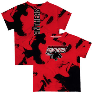 Toddler Vive La Fete Red/Black Clark Atlanta University Panthers Marble Print T-Shirt