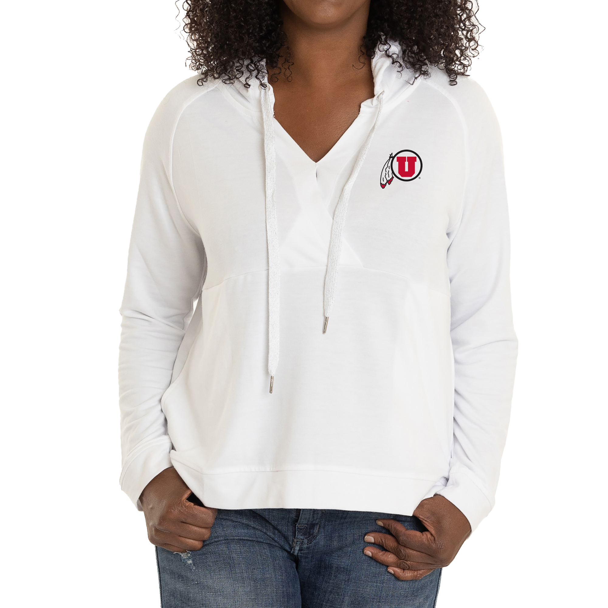 Women's Antigua White Miami Heat Team Victory Full-Zip Hoodie - Image 2