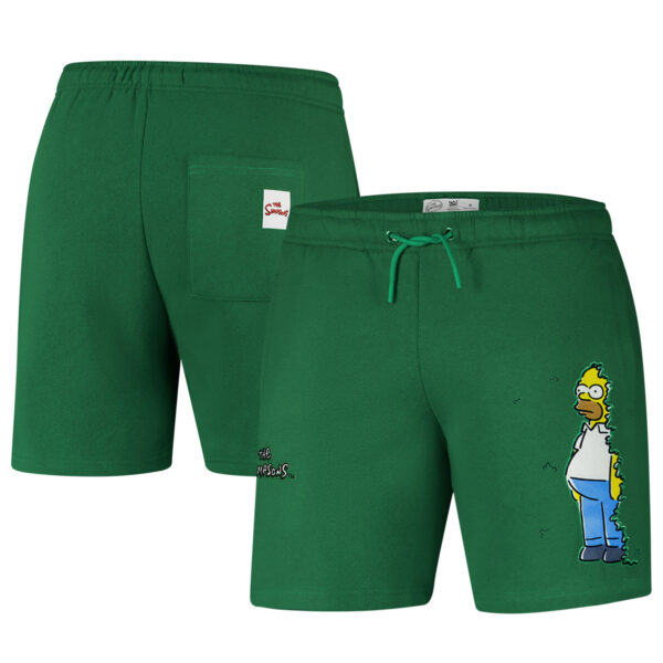 Men's Freeze Max Kelly Green The Simpsons Homer Hiding in the Bushes Shorts