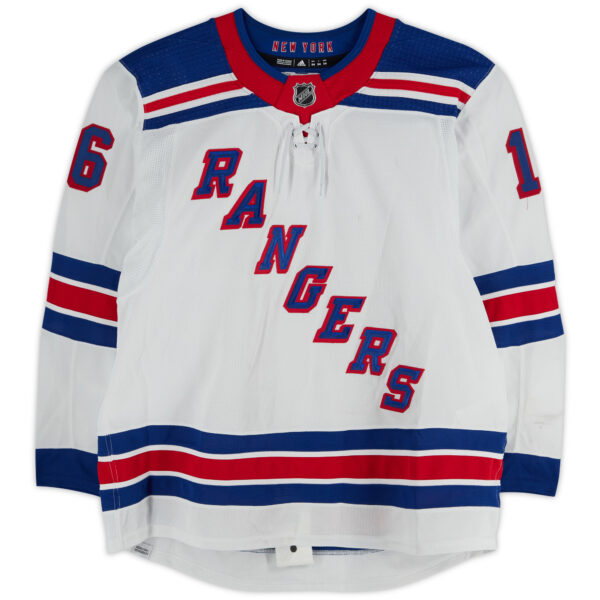 Vincent Trocheck New York Rangers Game-Used #16 White adidas Jersey Worn During the Eastern Conference Finals of the 2024 Stanley Cup Playoffs vs. Florida Panthers - Image 7