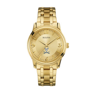 Men's Bulova Virginia Cavaliers Gold-Tone Watch