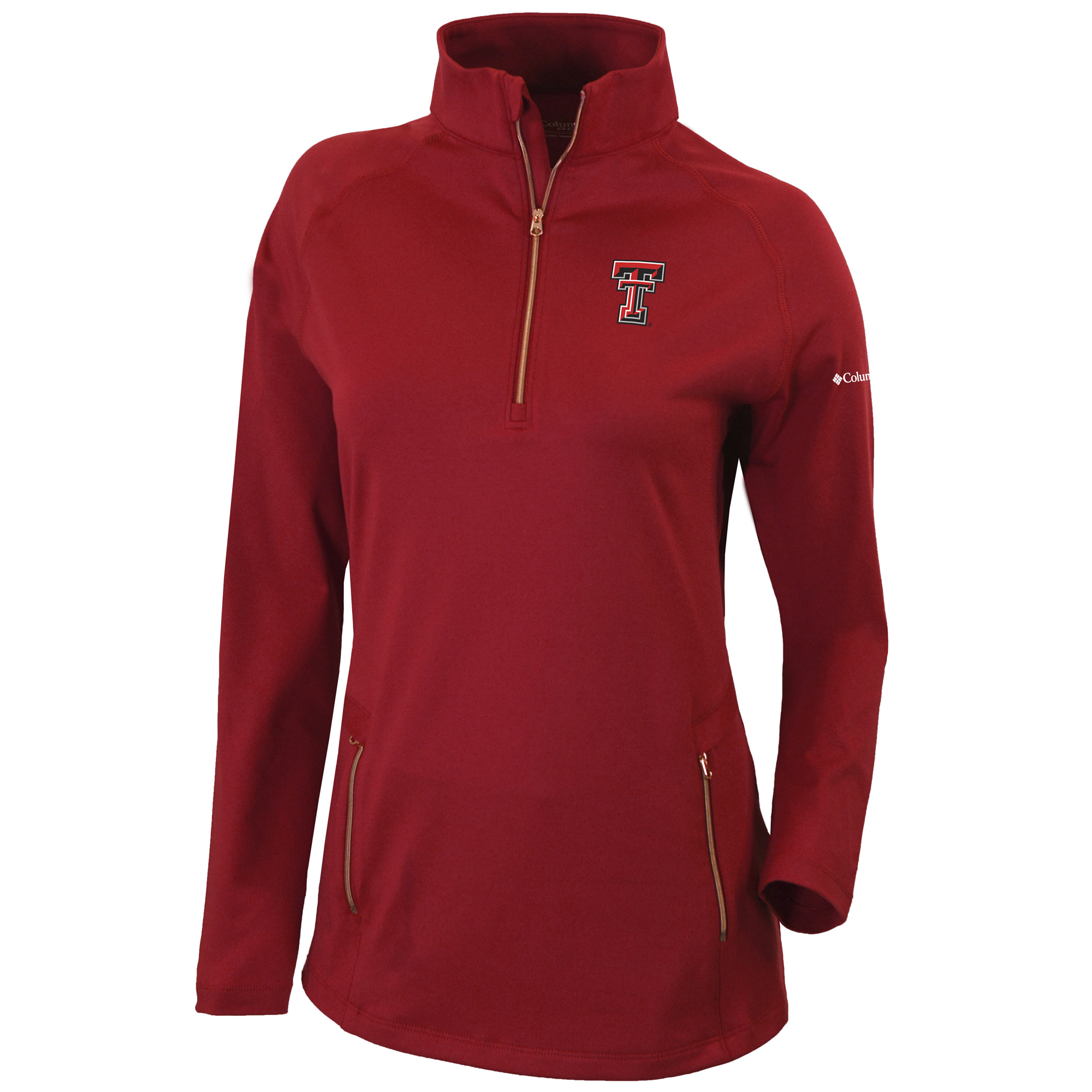 Women's Columbia Red Texas Tech Red Raiders Outward Nine Omni-Wick Quarter-Zip Jacket - Image 3