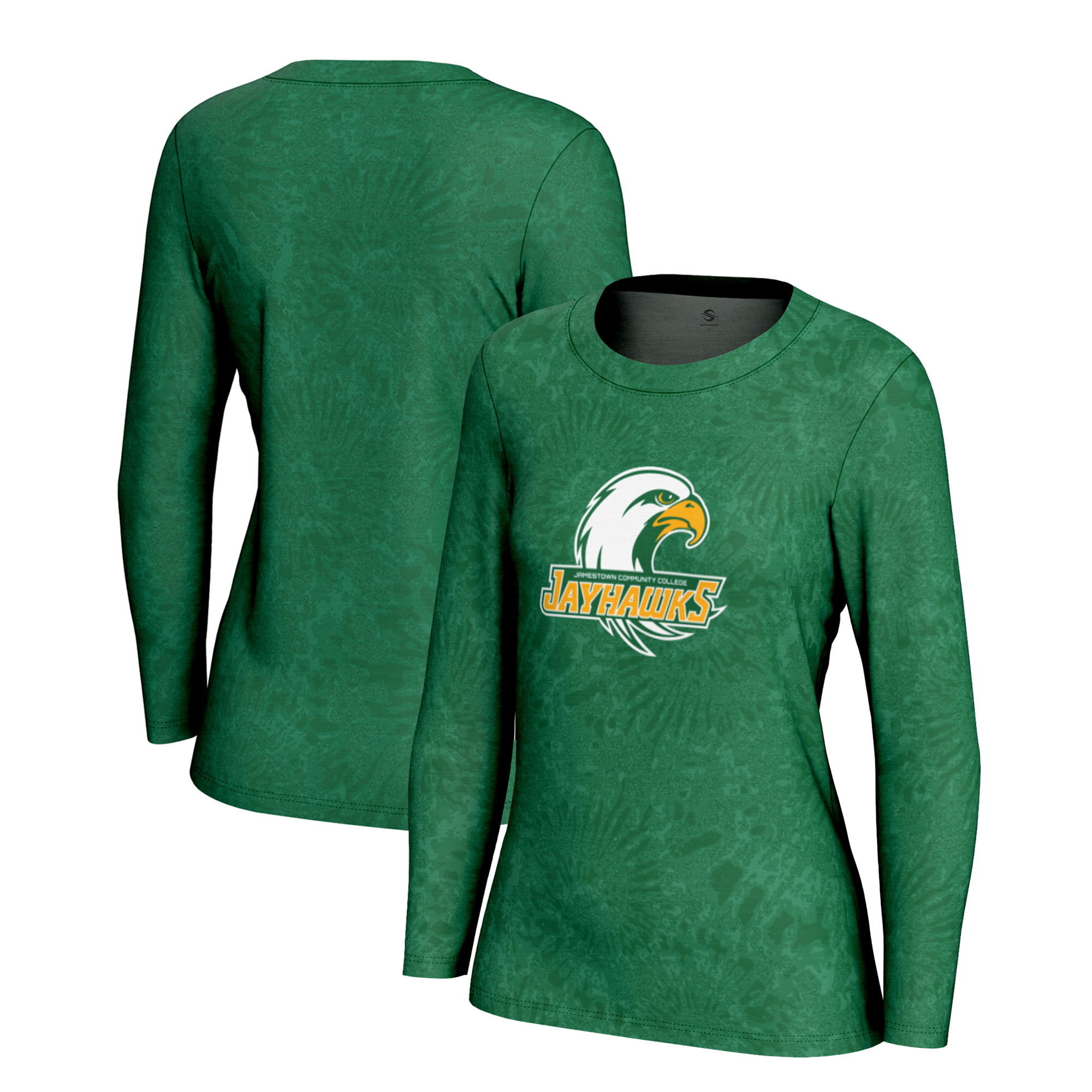 Women's ProSphere Green SUNY Jamestown Community College 2.0 Long Sleeve T-Shirt