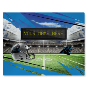 The Northwest Group Carolina Panthers Scoreboard Personalized 62" x 84" Washable Rug