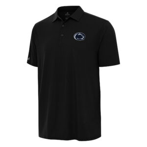 Men's Antigua Black Penn State Nittany Lions Era Polo