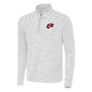 Men's Antigua Gray Western Kentucky Hilltoppers Cause Quarter-Zip Top