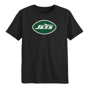 Youth  Black New York Jets Primary Logo T-Shirt