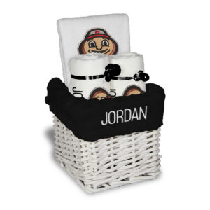 White Chad & Jake Ohio State Buckeyes Team Personalized Small Gift Basket