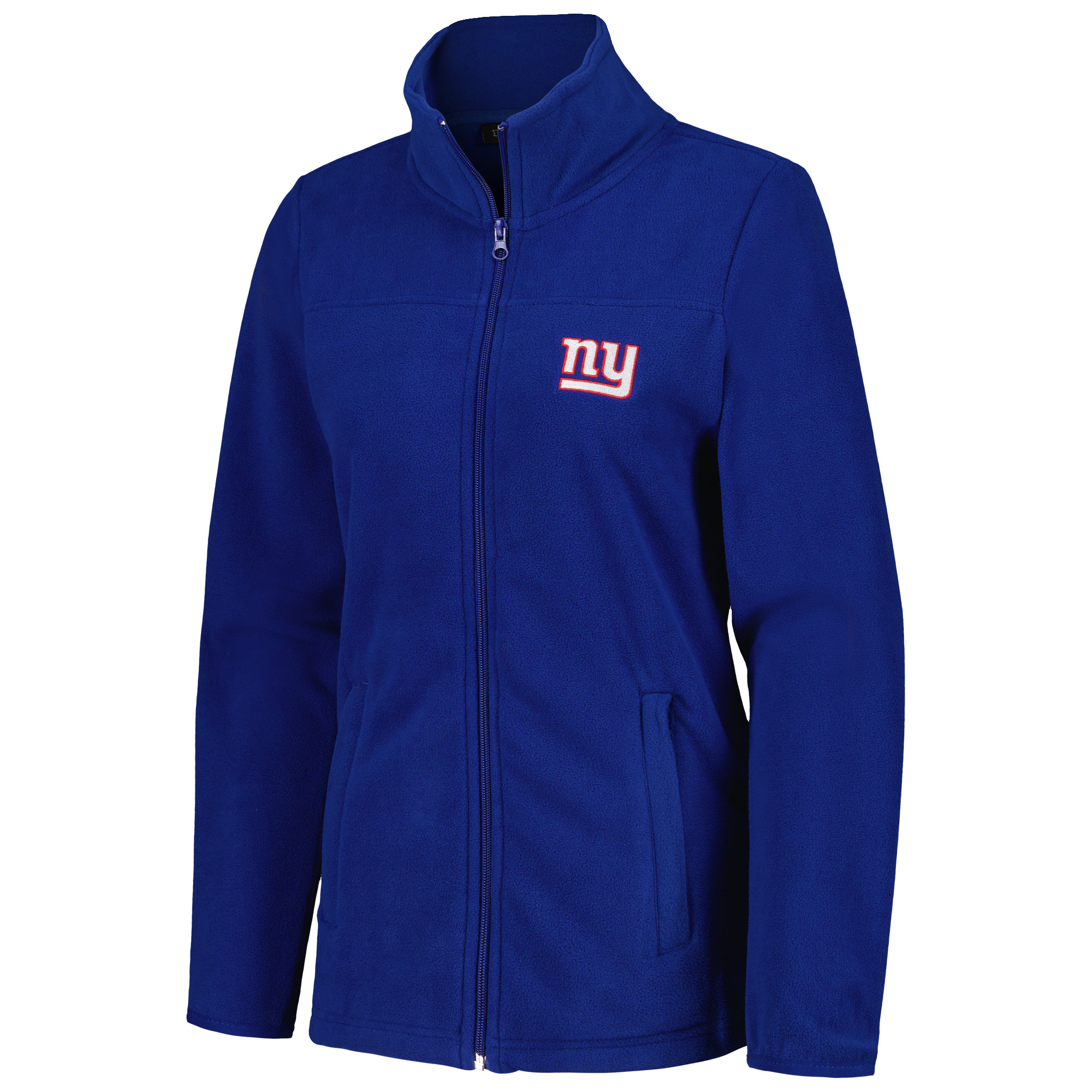 Women's Dunbrooke Royal New York Giants Hayden Polar Fleece Full-Zip Jacket - Image 6