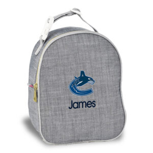 Gray Vancouver Canucks Personalized Insulated Bag