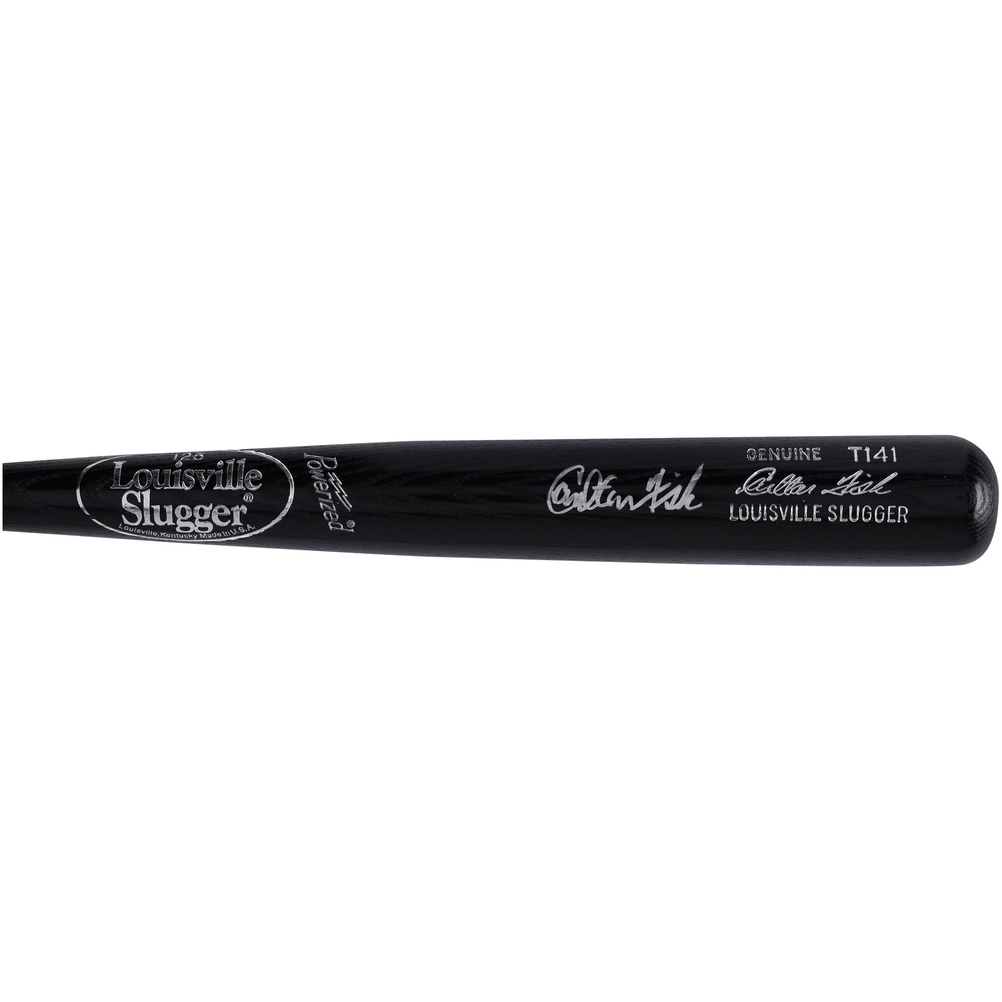 Carlton Fisk Boston Red Sox Autographed Louisville Slugger Game Model Bat - Image 4