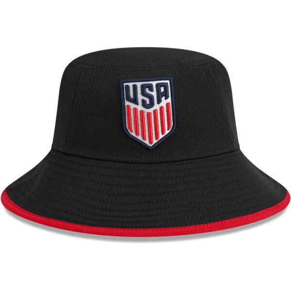 Men's New Era Navy USMNT Crest Bucket Hat