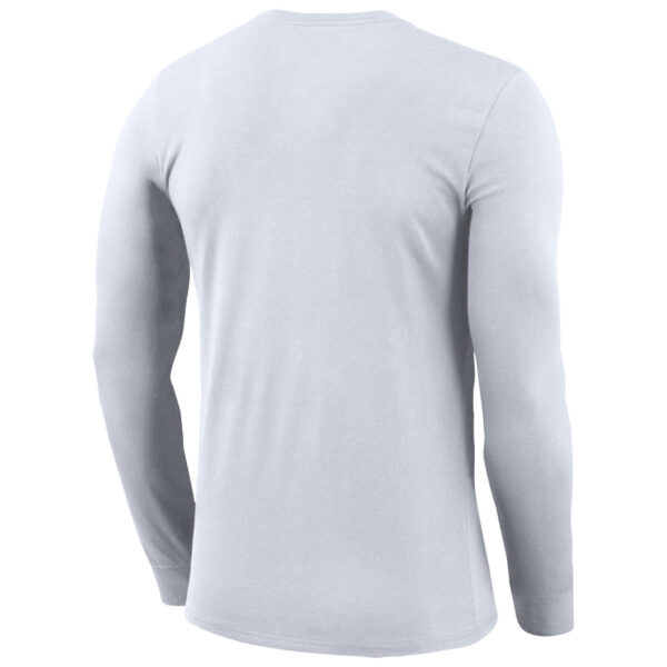 Nike  White Alabama A&M Bulldogs 2023 On Court Bench Long Sleeve T-Shirt - Image 7