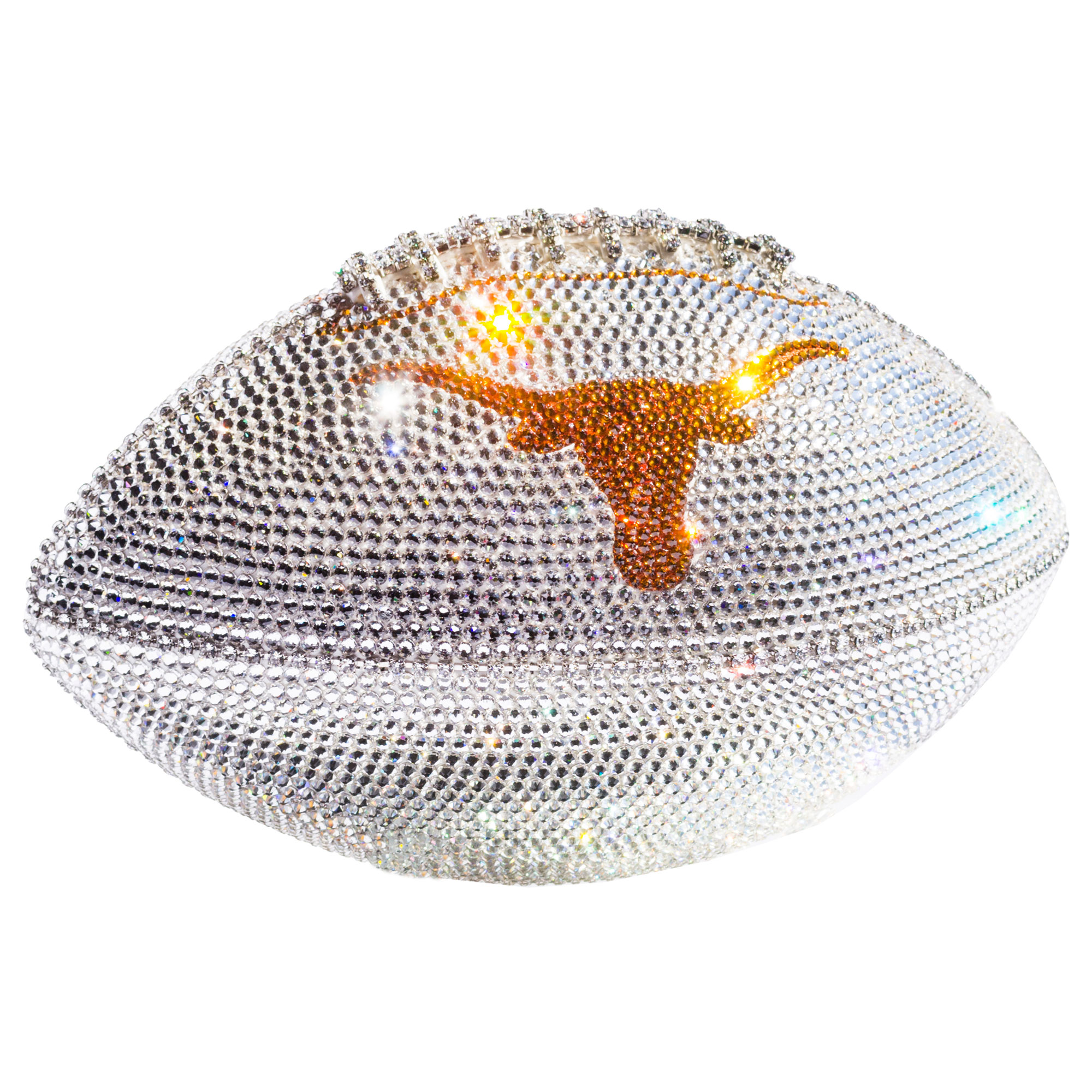 Texas Longhorns Swarovski Crystal Football