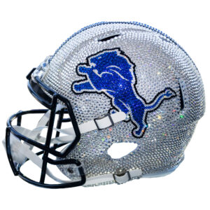 Detroit Lions Swarovski Crystal Large Football Helmet