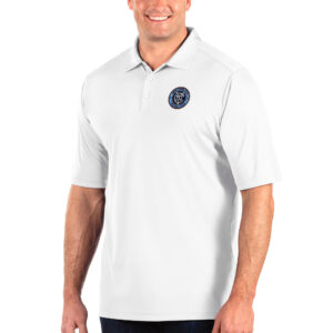 Men's Antigua White New York City FC Big & Tall Tribute Polo