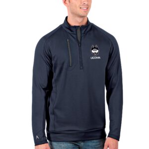 Men's Antigua Navy UConn Huskies Big & Tall Generation Quarter-Zip Pullover Jacket