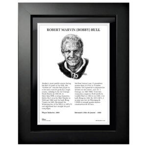 Bobby Hull 12'' x 16'' NHL Hockey Hall of Fame Photo