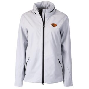 Women's Cutter & Buck White Oregon State Beavers Vapor Full-Zip Jacket