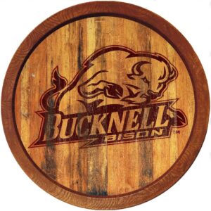 Bucknell Bison 21'' x 21'' Faux Barrel Top Sign