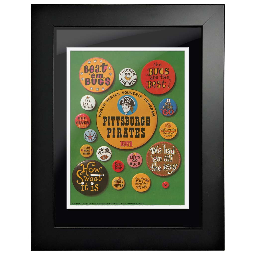 Pittsburgh Pirates 1971 World Series 14'' x 18'' Framed Program