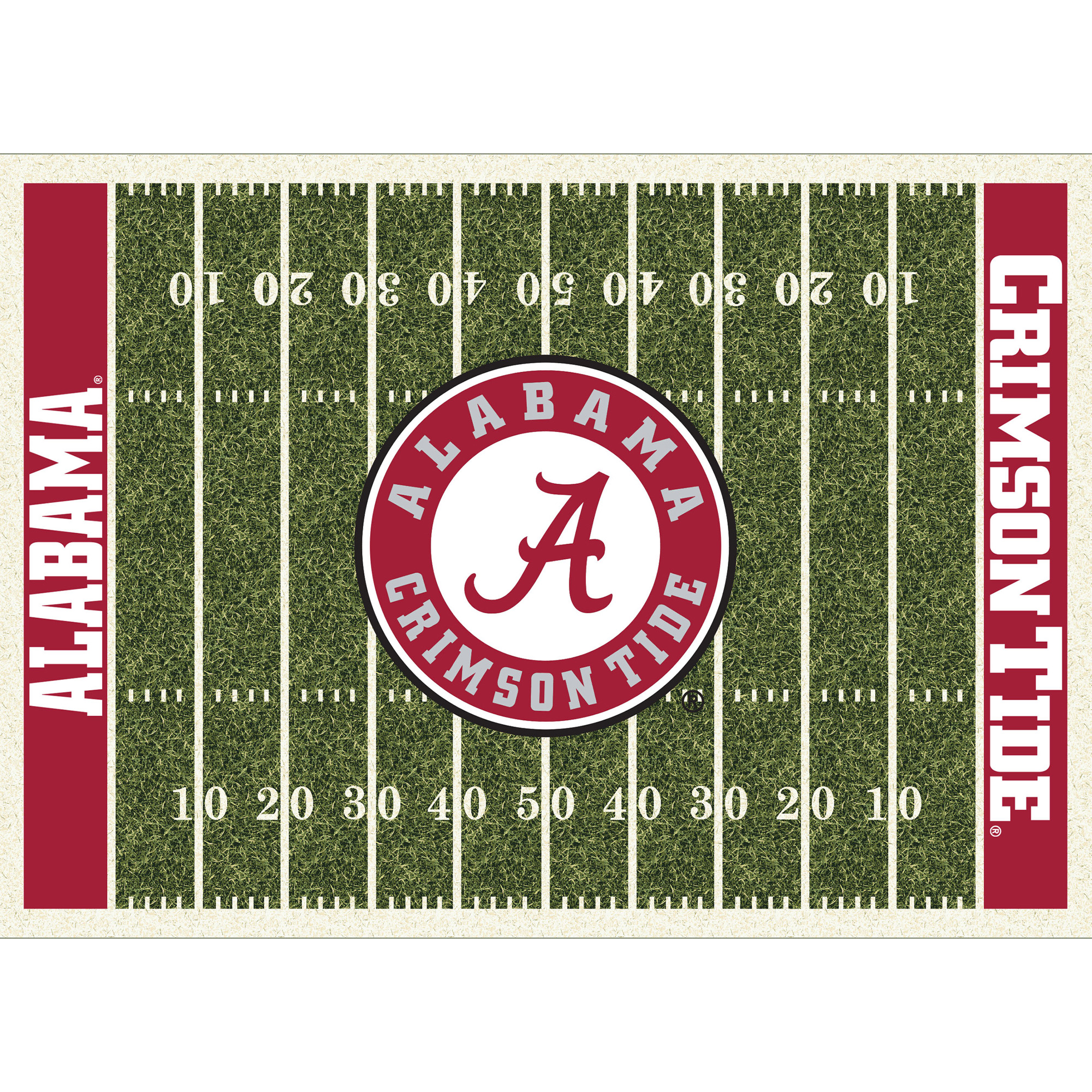 Imperial Alabama Crimson Tide 7'8'' x 10'9'' Home Field Rug
