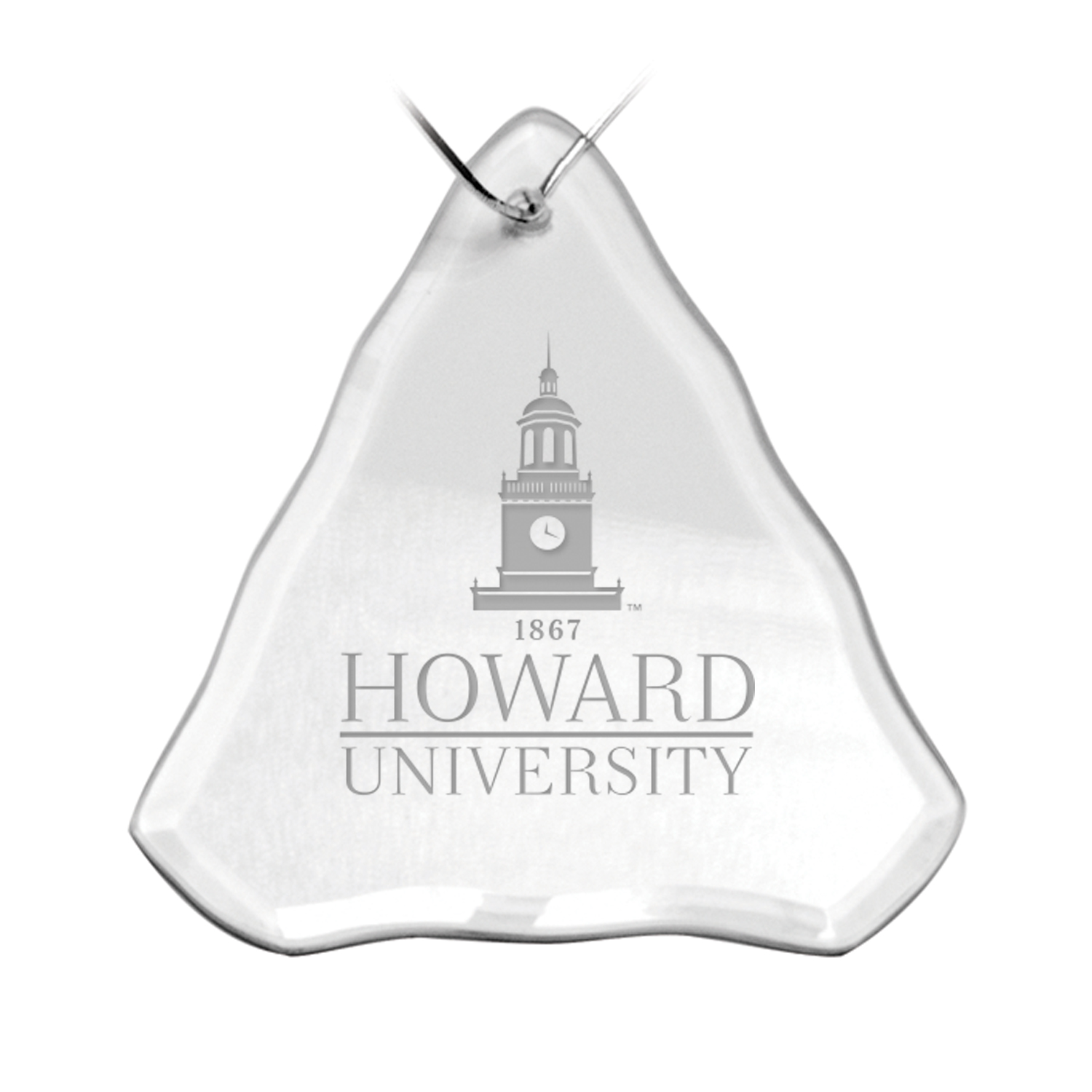 Howard Bison 3.25'' x 3.75'' Glass Tree Ornament