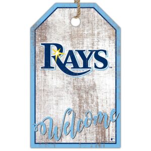 Tampa Bay Rays 11'' x 19'' Welcome Team Tag Sign