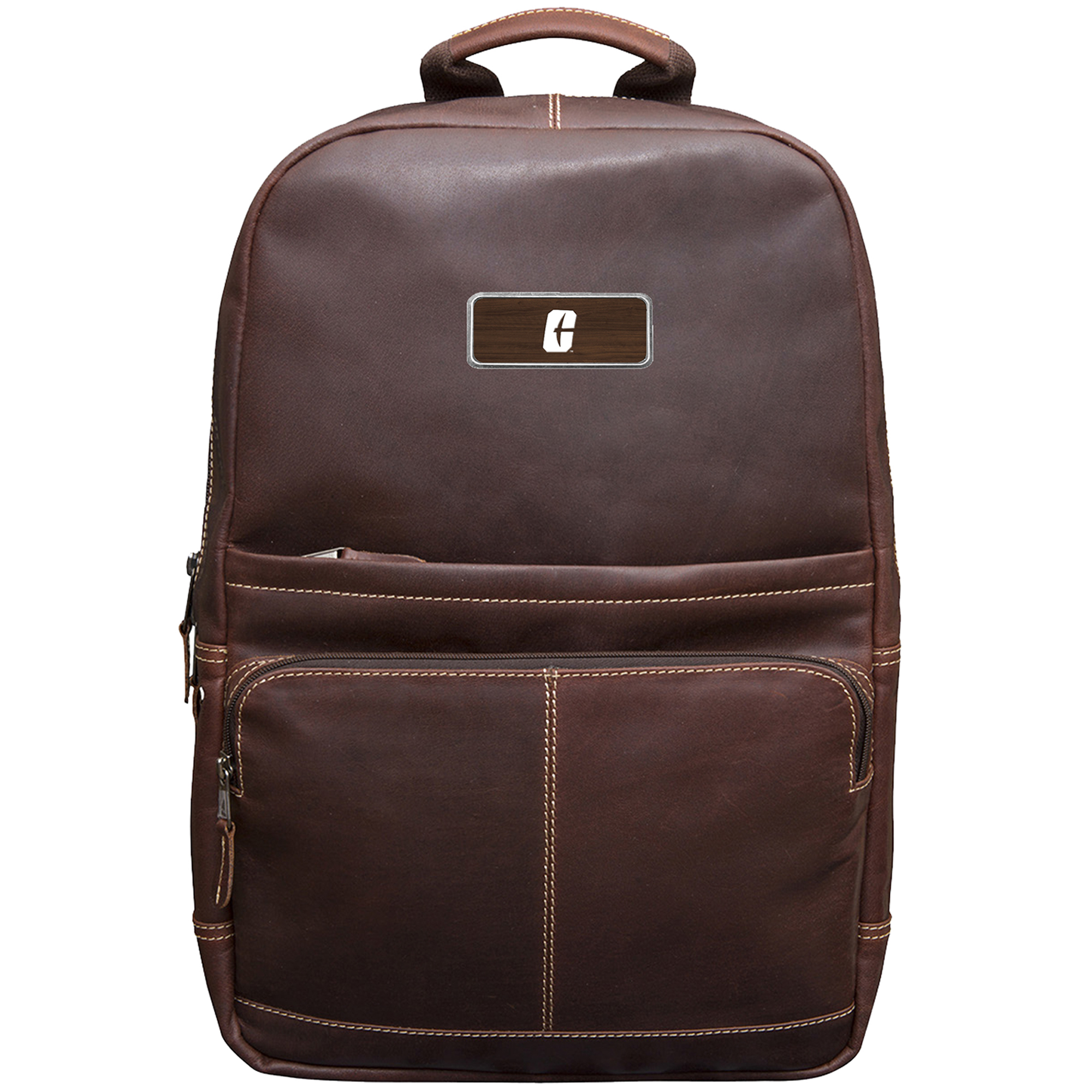 Brown Charlotte 49ers Logo Plate Kannah Canyon Backpack