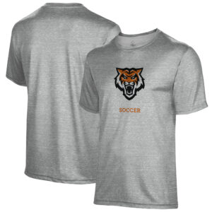 Men's Gray Idaho State Bengals Soccer Name Drop T-Shirt