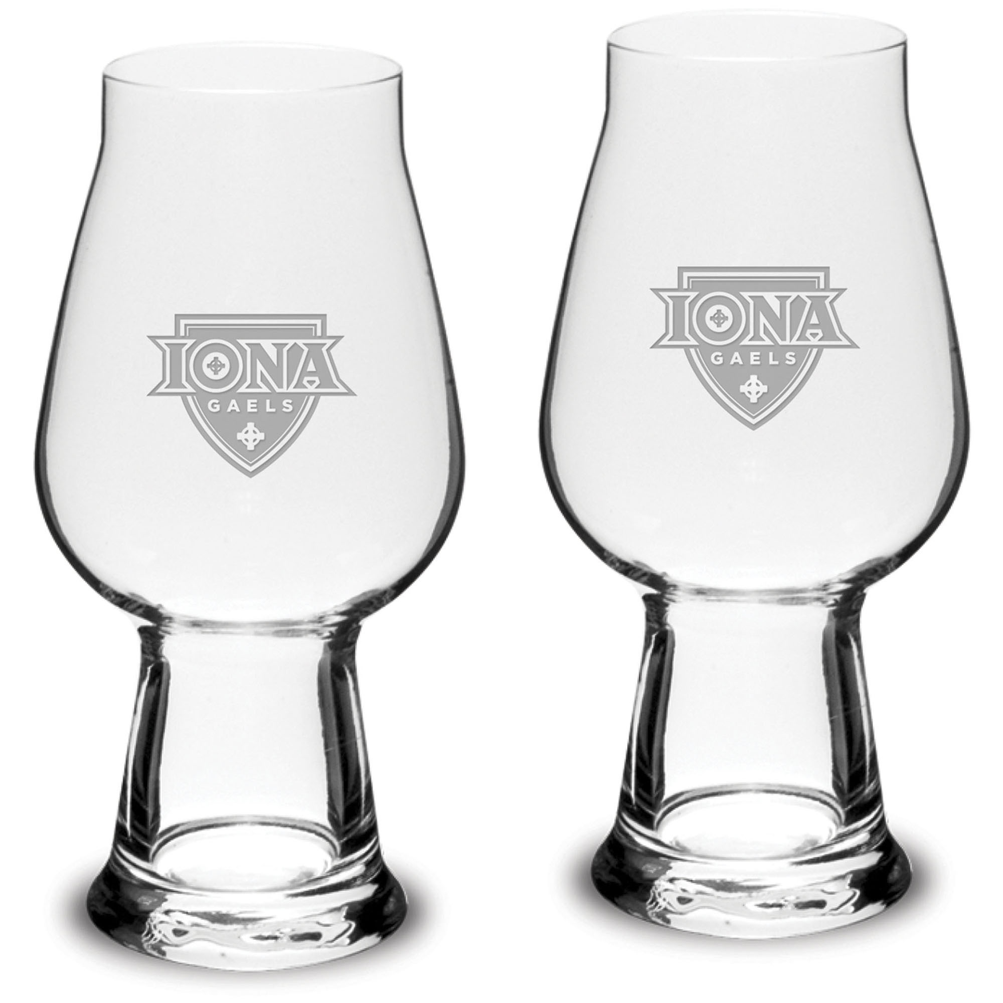 Iona University Gaels 18.25oz. 2-Piece Luigi Bormioli IPA Glass Set