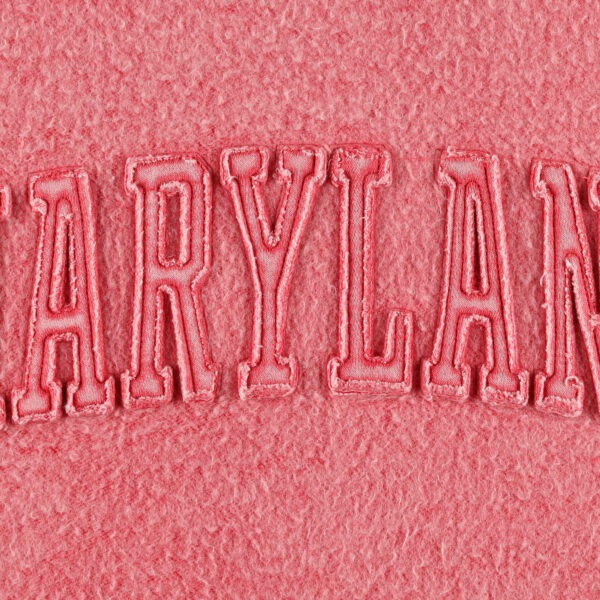 Women's Pressbox Red Maryland Terrapins Ponchoville Pullover Sweatshirt - Image 9